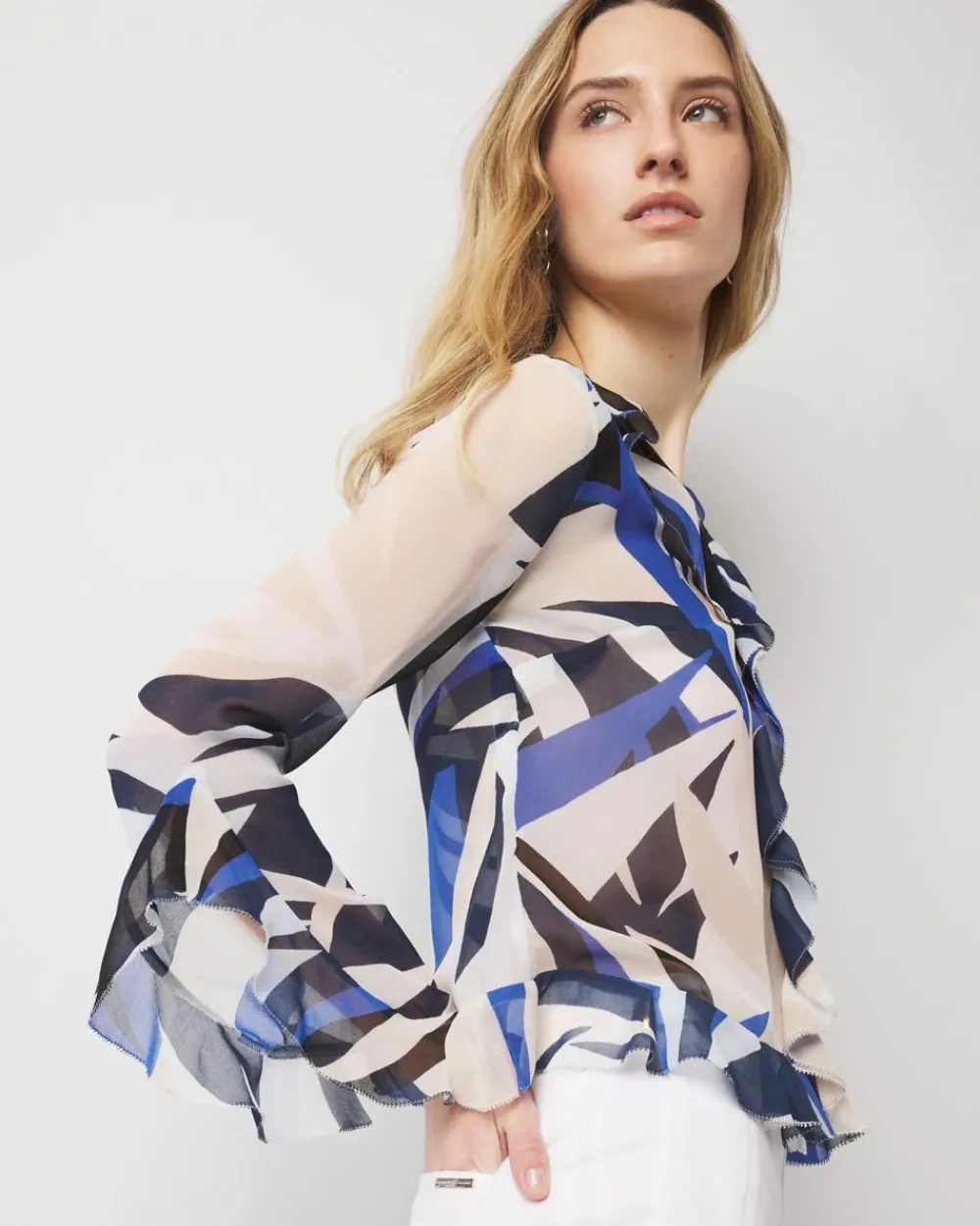 Ruffle Blouse*White House Black Market Outlet