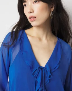 Ruffle Front Blouse*White House Black Market Online