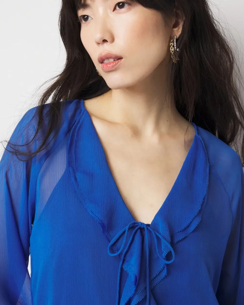 Ruffle Front Blouse*White House Black Market Online