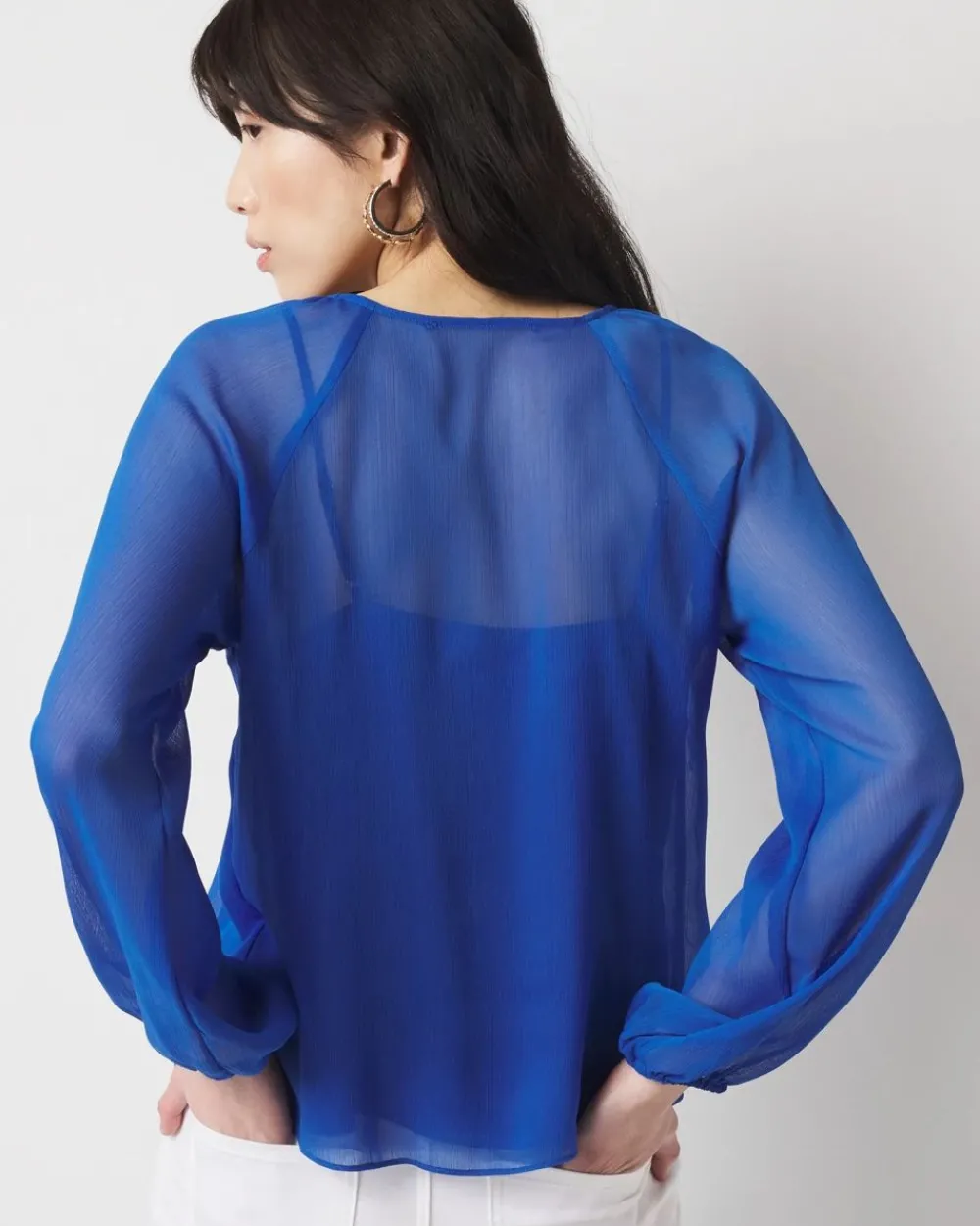 Ruffle Front Blouse*White House Black Market Online