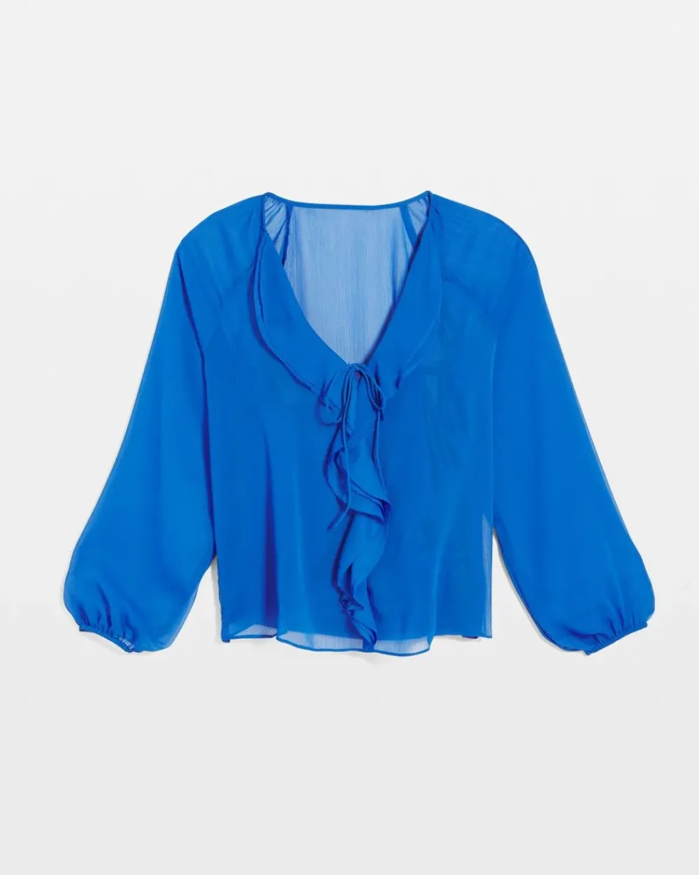 Ruffle Front Blouse*White House Black Market Online