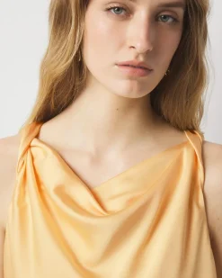 Satin Draped Shell*White House Black Market Online