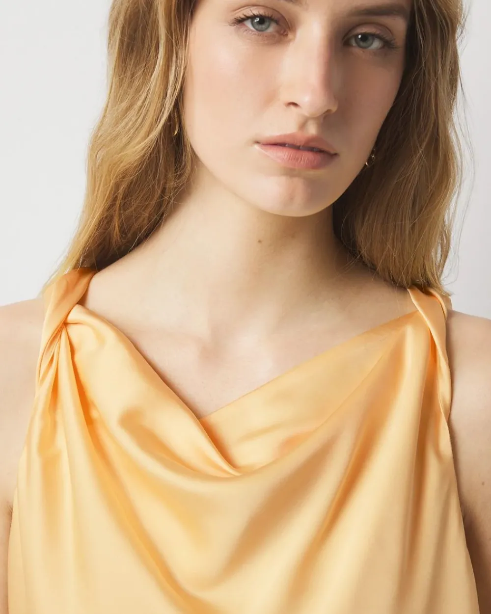 Satin Draped Shell*White House Black Market Online