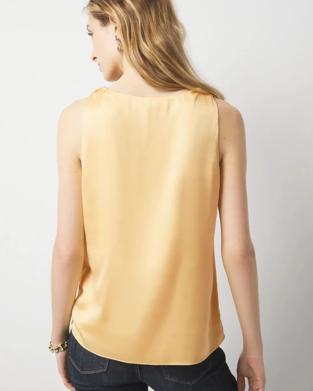 Satin Draped Shell*White House Black Market Online