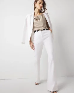 Satin Draped Shell*White House Black Market Best