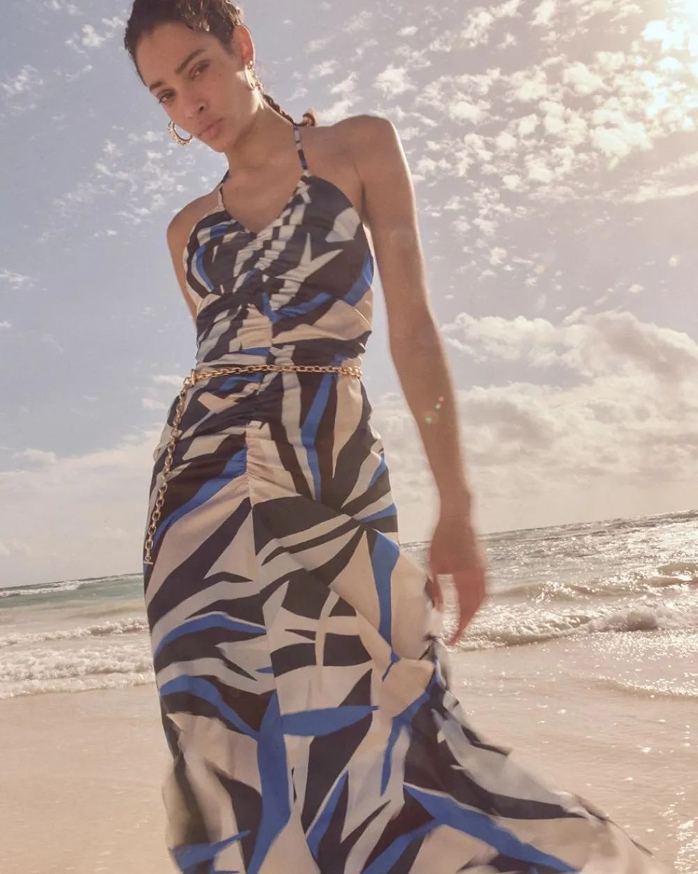 Satin Halter Maxi Dress*White House Black Market Online