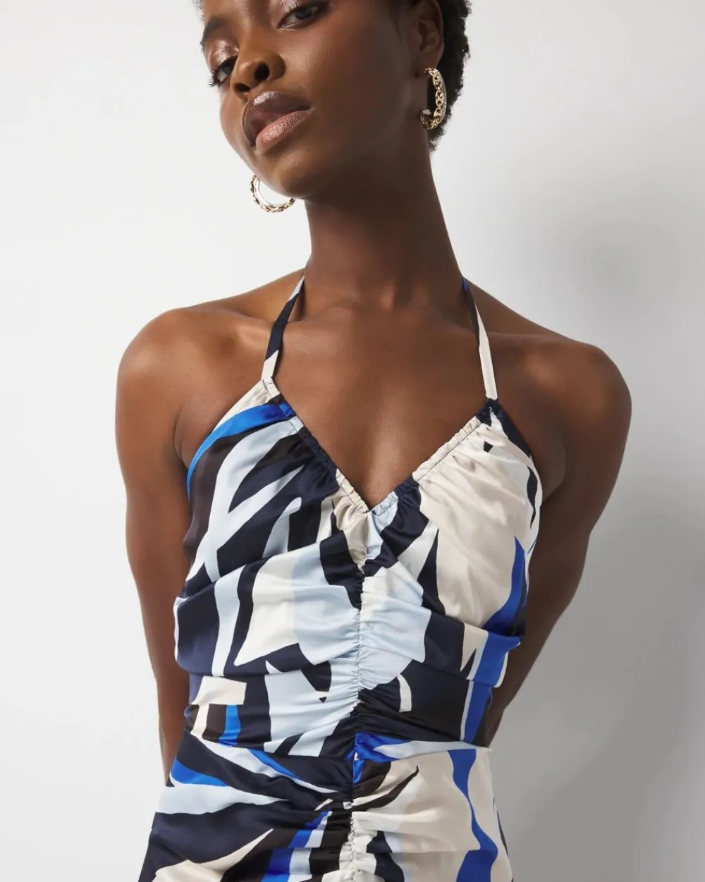 Satin Halter Maxi Dress*White House Black Market Online