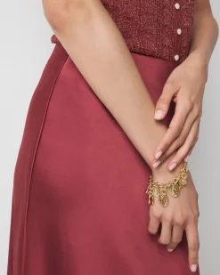 Satin Slip A-Line Skirt*White House Black Market Outlet