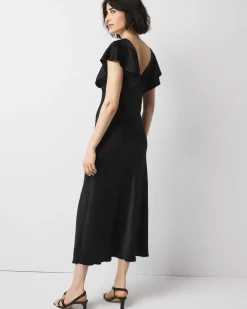 Satin Slip Maxi Dress*White House Black Market Best