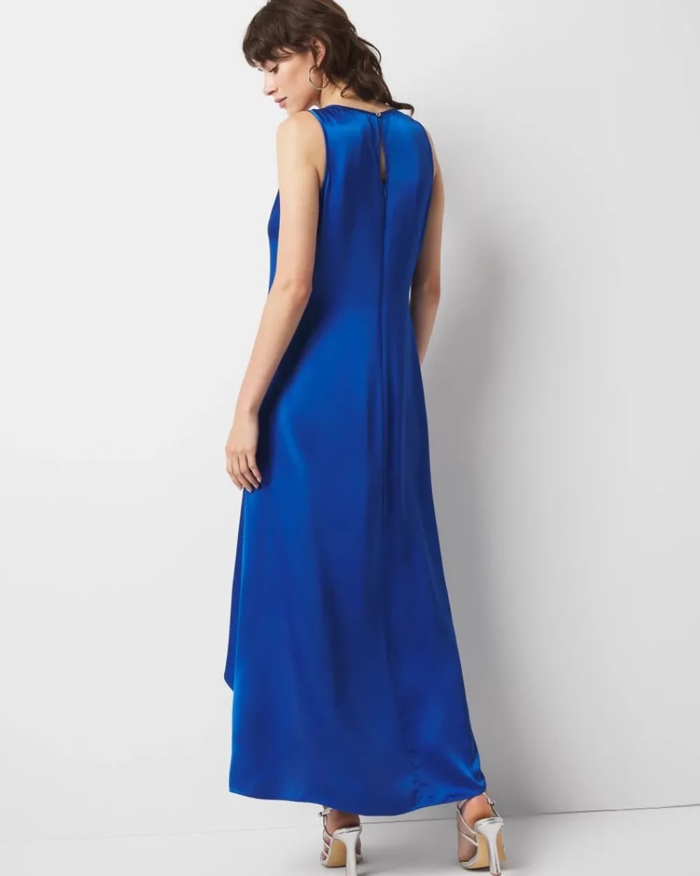 Satin Tank Maxi Dress*White House Black Market Clearance