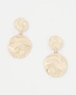 Sculptural Disc Drop Earrings*White House Black Market Sale