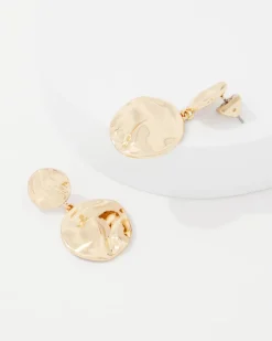 Sculptural Disc Drop Earrings*White House Black Market Sale