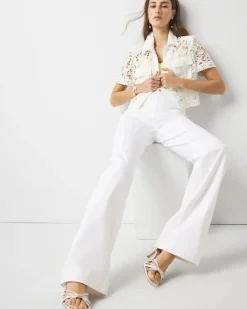 Short-Sleeve Lace Jacket*White House Black Market Online