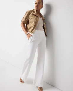 Short-Sleeve Pret Relaxed Utility Jacket*White House Black Market Discount