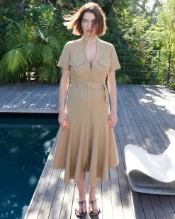 Short-Sleeve Utility Shirt Dress*White House Black Market Best