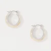 Silver + Gold Hoop Earrings*White House Black Market Discount