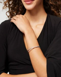 Silver Criss-Cross Hinge Bracelet*White House Black Market New