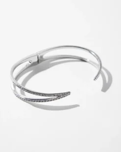 Silver Criss-Cross Hinge Bracelet*White House Black Market New