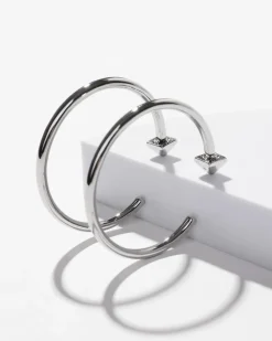 Silver Hoop Earrings*White House Black Market Online