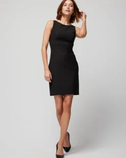 Sleeveless Bateau-Neck Sheath Dress*White House Black Market Best