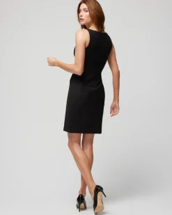 Sleeveless Bateau-Neck Sheath Dress*White House Black Market Best