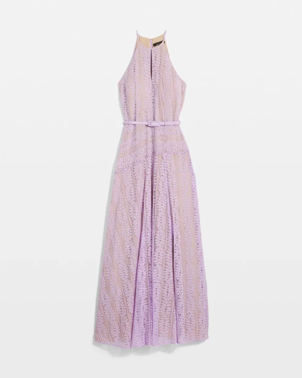 Sleeveless Halter Lace Maxi Dress*White House Black Market Sale