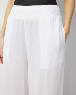 Smocked Waist Coverup Pant*White House Black Market Discount