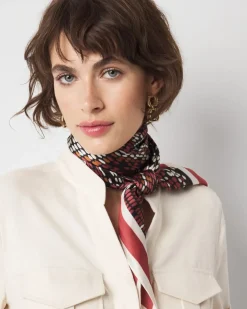 Snake Print Square Scarf*White House Black Market Hot
