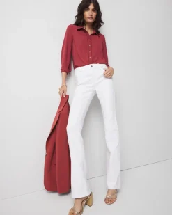 Soft Shirt with Piping*White House Black Market Fashion