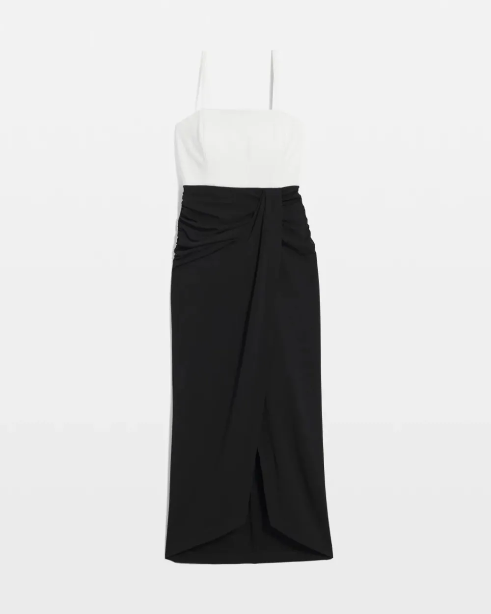 Strapless Colorblock Midi Dress*White House Black Market Sale