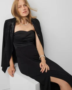 Strapless Draped Gown*White House Black Market Outlet