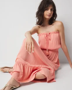 Strapless Maxi Coverup*White House Black Market Fashion