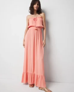 Strapless Maxi Coverup*White House Black Market Fashion