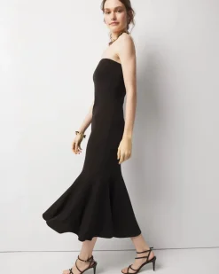 Strapless Midi Dress*White House Black Market Outlet