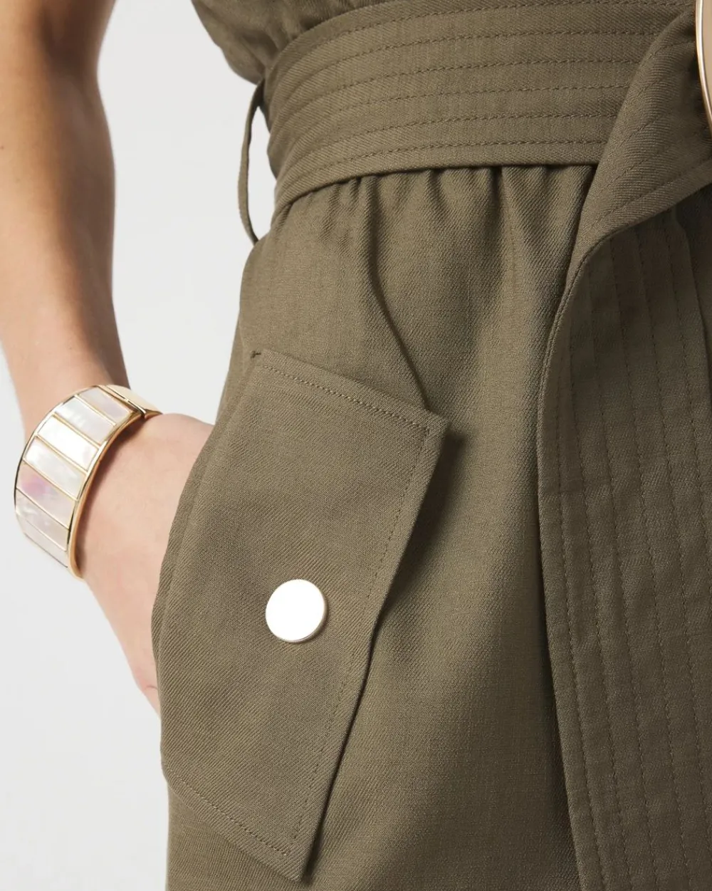 Strapless Utility Jumpsuit*White House Black Market Outlet