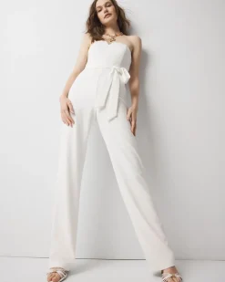 Strapless Wide Leg Jumpsuit*White House Black Market Hot