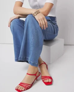 Strappy Kitten Heel Sandal*White House Black Market Best