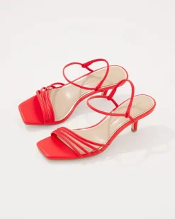 Strappy Kitten Heel Sandal*White House Black Market Best