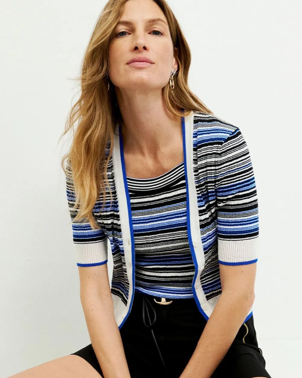 Striped Cardigan*White House Black Market Sale