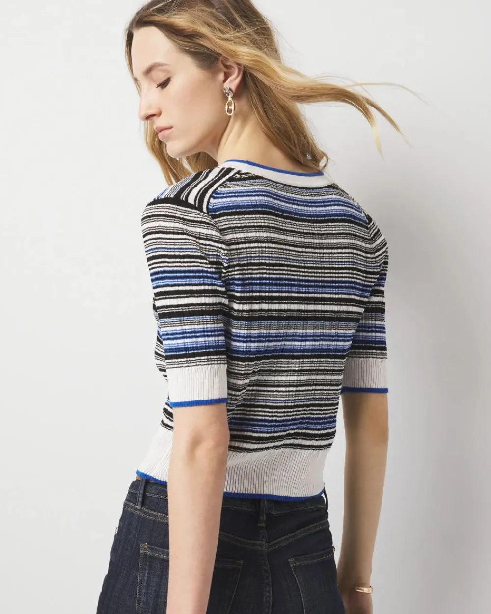 Striped Cardigan*White House Black Market Sale