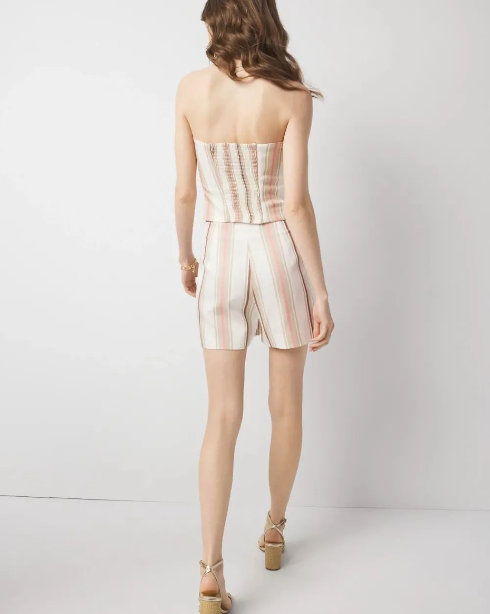 Striped Skort*White House Black Market Discount