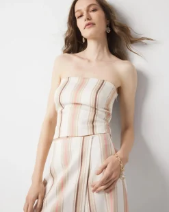 Striped Strapless Top*White House Black Market Online