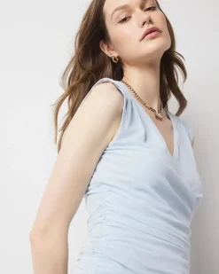 Surplice Mesh Top*White House Black Market Clearance
