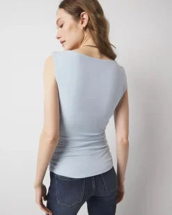Surplice Mesh Top*White House Black Market Clearance