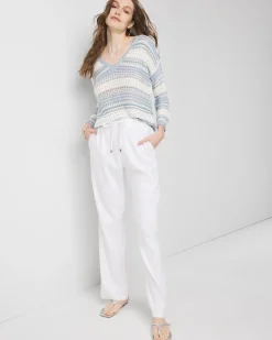 The Everyday Trouser in Linen*White House Black Market Outlet