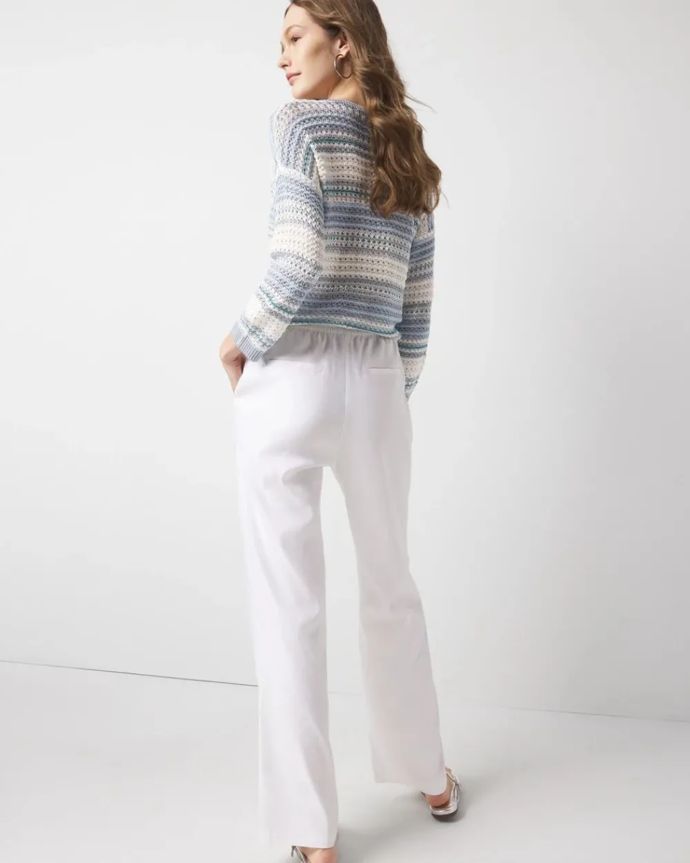 The Everyday Trouser in Linen*White House Black Market Outlet