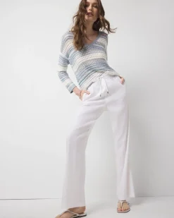 The Everyday Trouser in Linen*White House Black Market Outlet