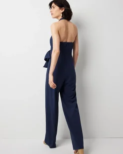 Tie Waist Halter Jumpsuit*White House Black Market Sale