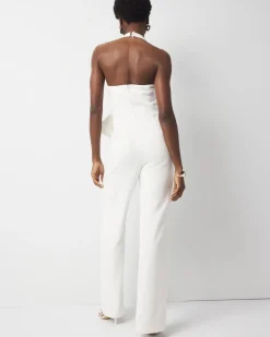 Tie Waist Halter Jumpsuit*White House Black Market Best