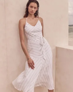 Tie-Waist Halter Dress*White House Black Market Online